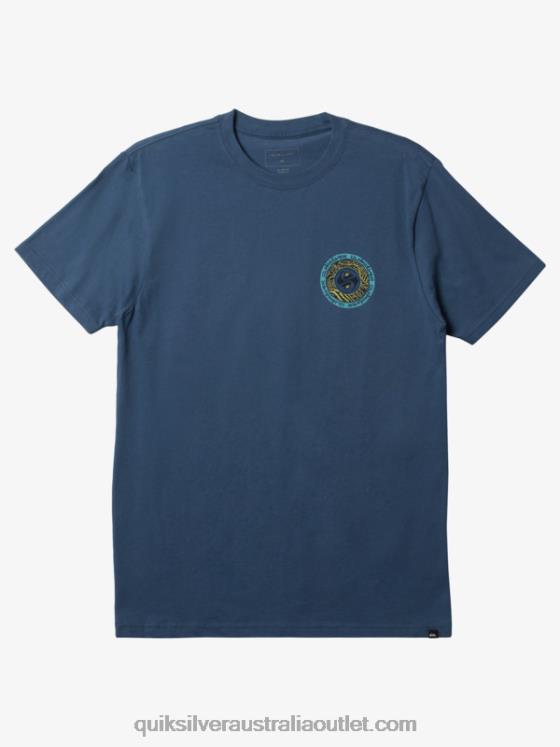 Quiksilver Men Circles End T-Shirt H2N4B307 bering sea