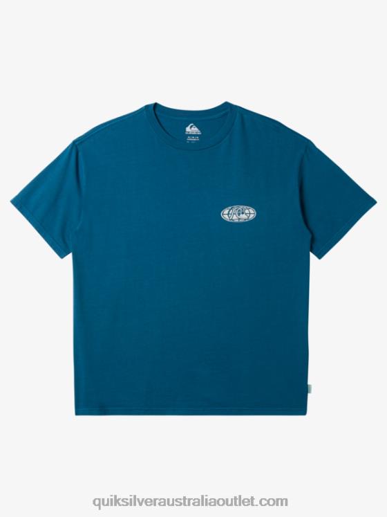 Quiksilver Men Clear Mind T-Shirt H2N4B742 moroccan blue