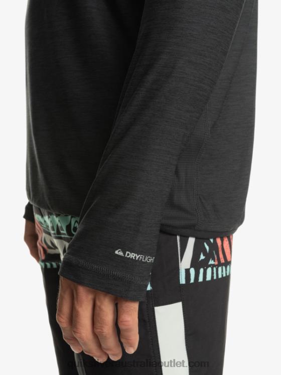 Quiksilver Men Coast Runner Long Sleeve T-Shirt H2N4B1348 phantom heather