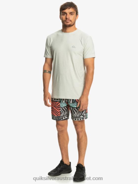 Quiksilver Men Coast Runner T-Shirt H2N4B1329 gray violet heather