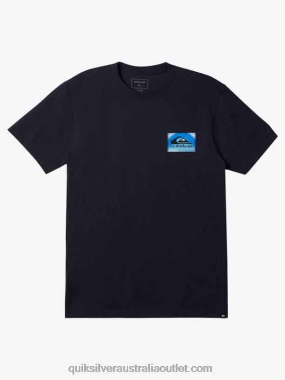 Quiksilver Men Color Flow T-shirt H2N4B1202 navy blazer