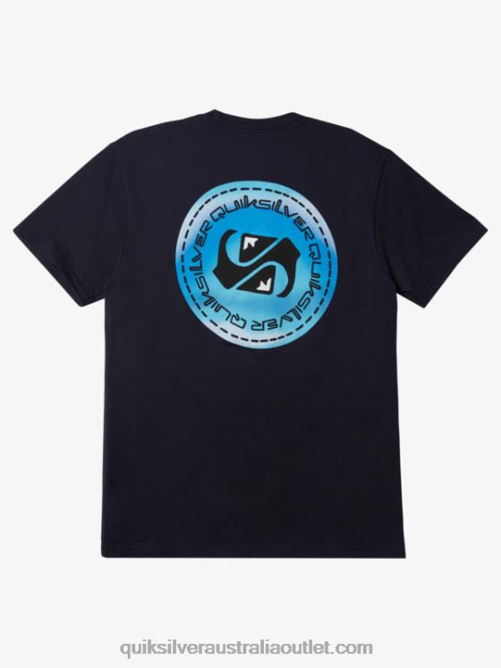 Quiksilver Men Color Flow T-shirt H2N4B1202 navy blazer