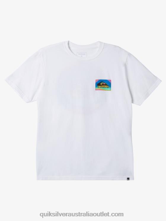 Quiksilver Men Color Flow T-shirt H2N4B1205 white