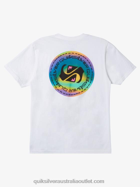 Quiksilver Men Color Flow T-shirt H2N4B1205 white