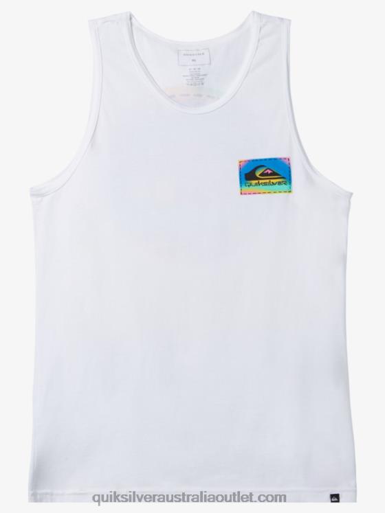 Quiksilver Men Color Flow T-shirt H2N4B1332 white