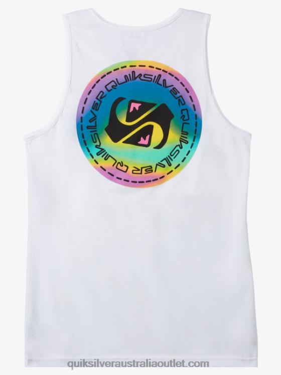 Quiksilver Men Color Flow T-shirt H2N4B1332 white