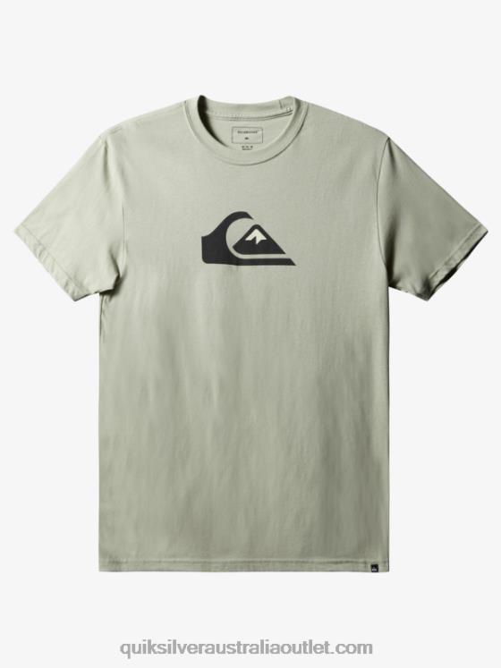 Quiksilver Men Comp Logo T-Shirt H2N4B1387 desert sage