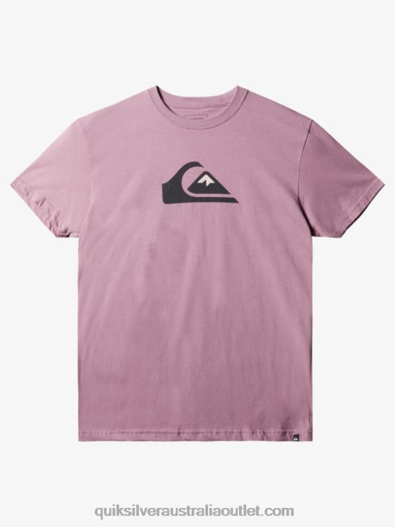 Quiksilver Men Comp Logo T-Shirt H2N4B1388 dusty orchid