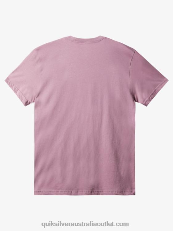 Quiksilver Men Comp Logo T-Shirt H2N4B1388 dusty orchid