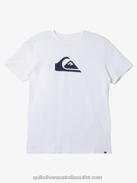 Quiksilver Men Comp Logo T-shirt H2N4B190 white
