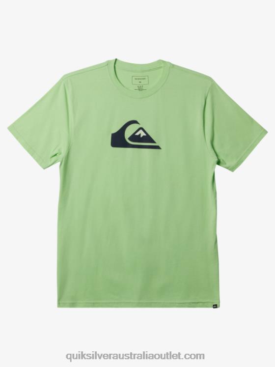 Quiksilver Men Comp Logo T-shirt H2N4B196 paradise green