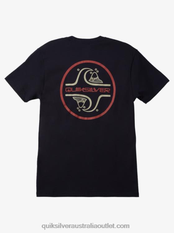 Quiksilver Men Core Bubble T-shirt H2N4B1025 navy blazer