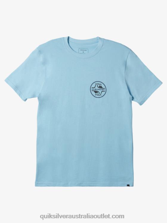 Quiksilver Men Core Bubble T-shirt H2N4B1026 sky blue