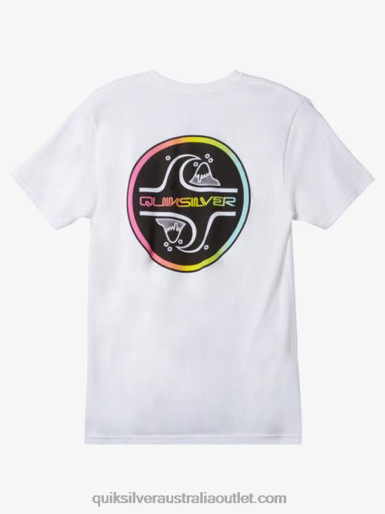 Quiksilver Men Core Bubble T-shirt H2N4B1027 white