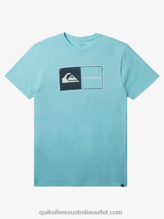 Quiksilver Men Core Lockup T-Shirt H2N4B161 angel blue heather