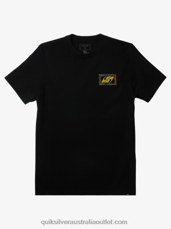 Quiksilver Men Echoed Beat T-Shirt H2N4B720 black