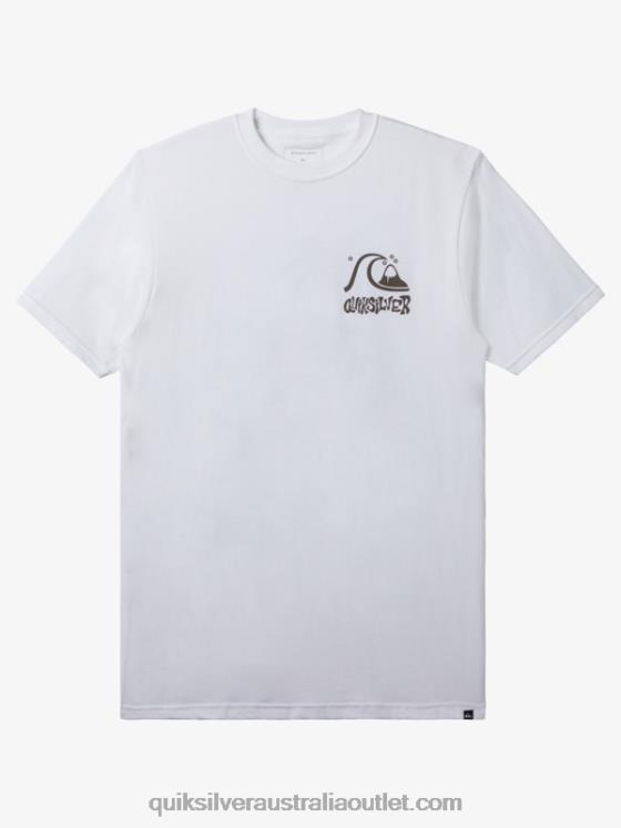 Quiksilver Men Escape Route T-Shirt H2N4B120 white