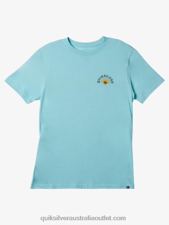 Quiksilver Men Flow Mod T-Shirt H2N4B271 angel blue heather