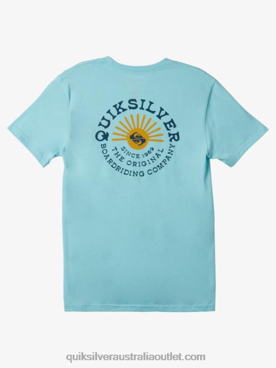 Quiksilver Men Flow Mod T-Shirt H2N4B271 angel blue heather