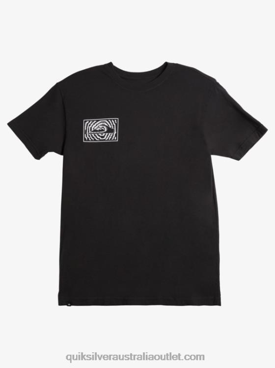 Quiksilver Men Fortuned Logo T-Shirt H2N4B983 black