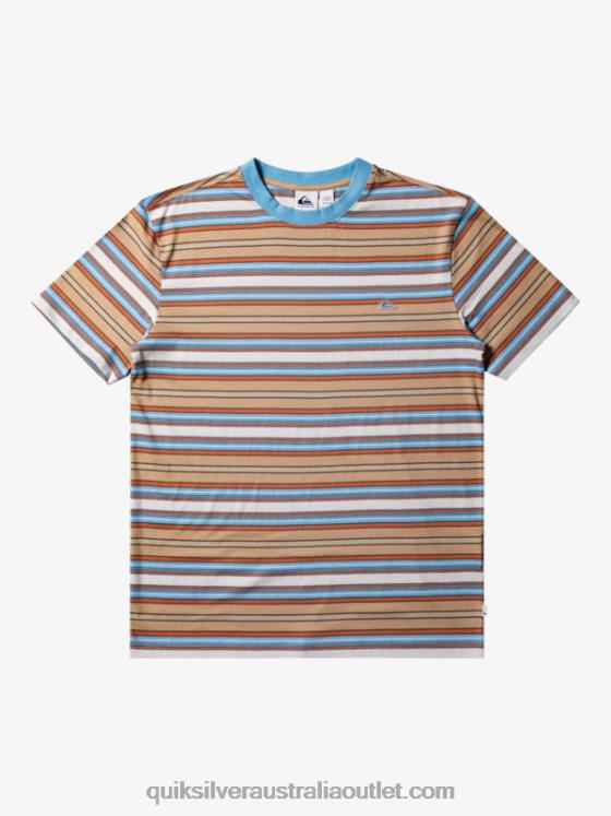 Quiksilver Men Geller Stripe T-Shirt H2N4B631 geller taos stripe