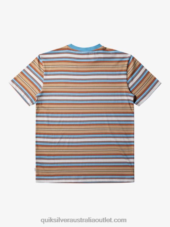 Quiksilver Men Geller Stripe T-Shirt H2N4B631 geller taos stripe