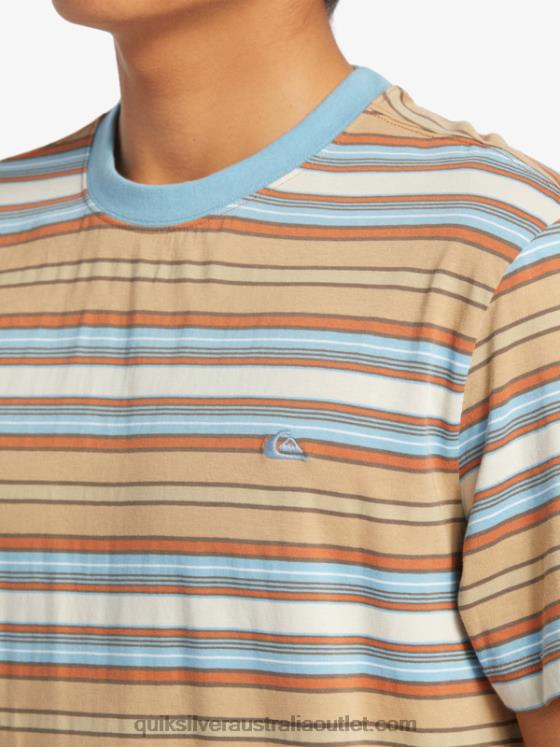 Quiksilver Men Geller Stripe T-Shirt H2N4B631 geller taos stripe