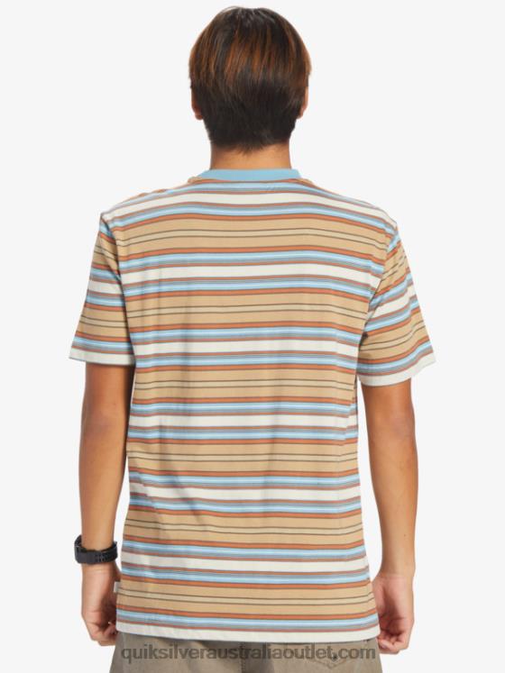 Quiksilver Men Geller Stripe T-Shirt H2N4B631 geller taos stripe