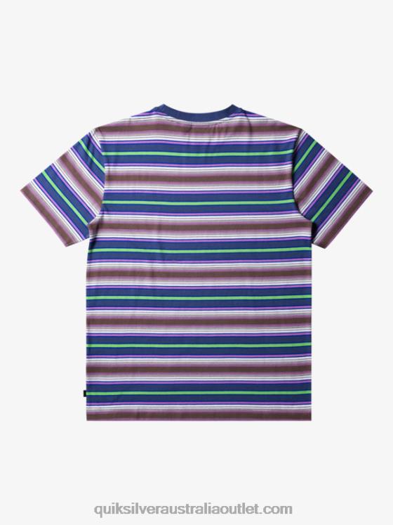 Quiksilver Men Geller Stripe T-Shirt H2N4B632 geller bering stripe