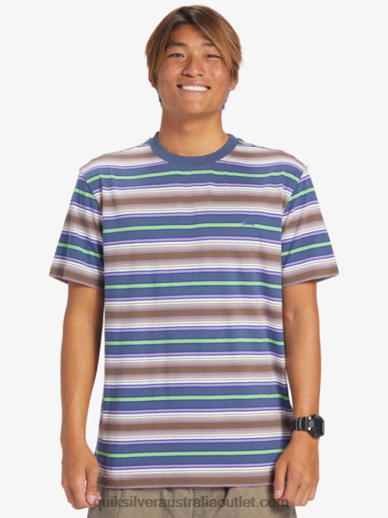 Quiksilver Men Geller Stripe T-Shirt H2N4B632 geller bering stripe
