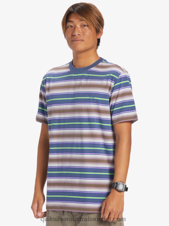 Quiksilver Men Geller Stripe T-Shirt H2N4B632 geller bering stripe