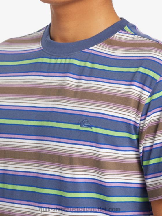 Quiksilver Men Geller Stripe T-Shirt H2N4B632 geller bering stripe