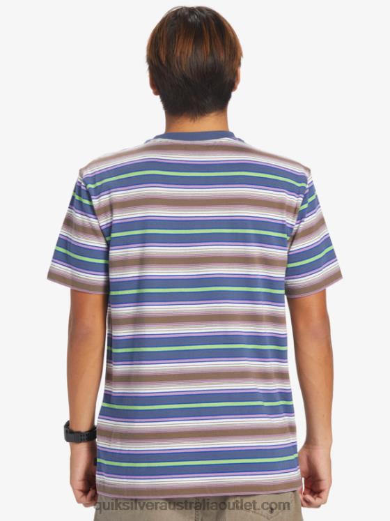 Quiksilver Men Geller Stripe T-Shirt H2N4B632 geller bering stripe