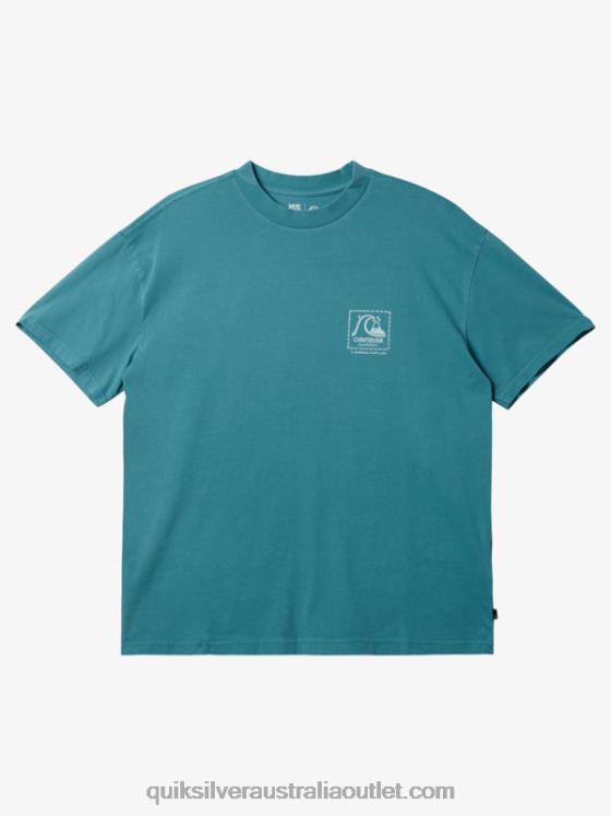 Quiksilver Men Gregg Kaplan Blank Canvas T-Shirt H2N4B1375 brittany blue