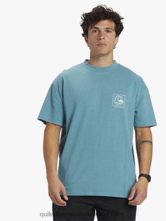 Quiksilver Men Gregg Kaplan Blank Canvas T-Shirt H2N4B1375 brittany blue