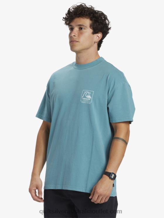 Quiksilver Men Gregg Kaplan Blank Canvas T-Shirt H2N4B1375 brittany blue