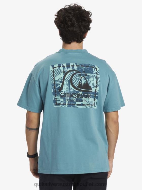 Quiksilver Men Gregg Kaplan Blank Canvas T-Shirt H2N4B1375 brittany blue