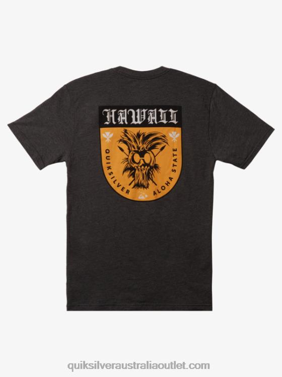 Quiksilver Men Hawaii Ikaika Shield T-shirt H2N4B1006 charcoal heather