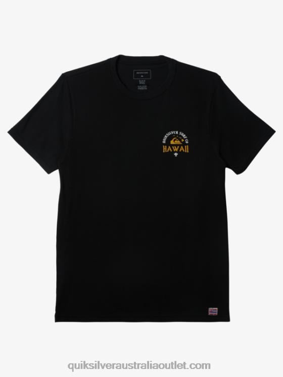 Quiksilver Men Hawaii Rooster Royal T-Shirt H2N4B672 black