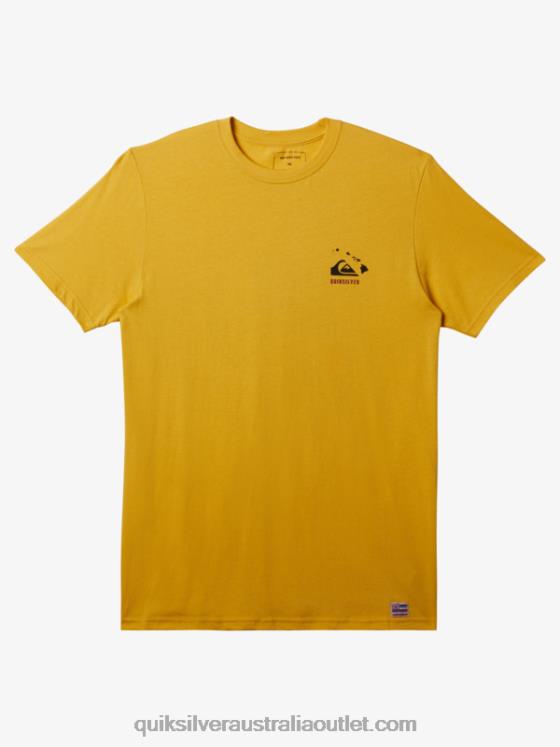Quiksilver Men Hawaii Survivor T-Shirt H2N4B117 yolk yellow
