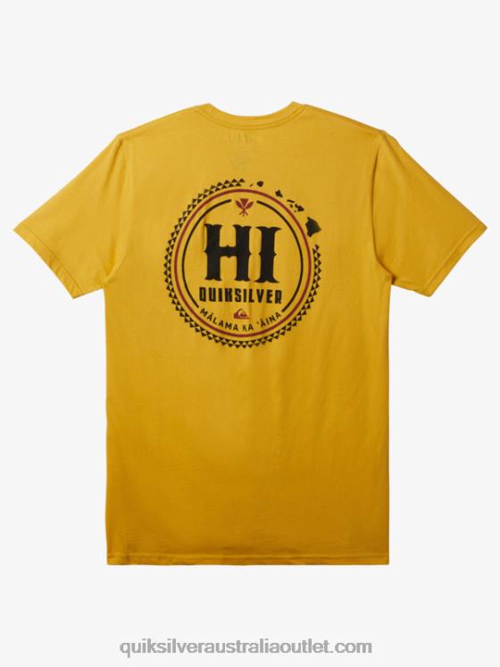 Quiksilver Men Hawaii Survivor T-Shirt H2N4B117 yolk yellow