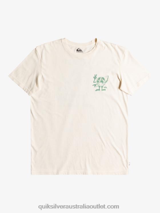 Quiksilver Men Hidden Message T-Shirt H2N4B1762 birch