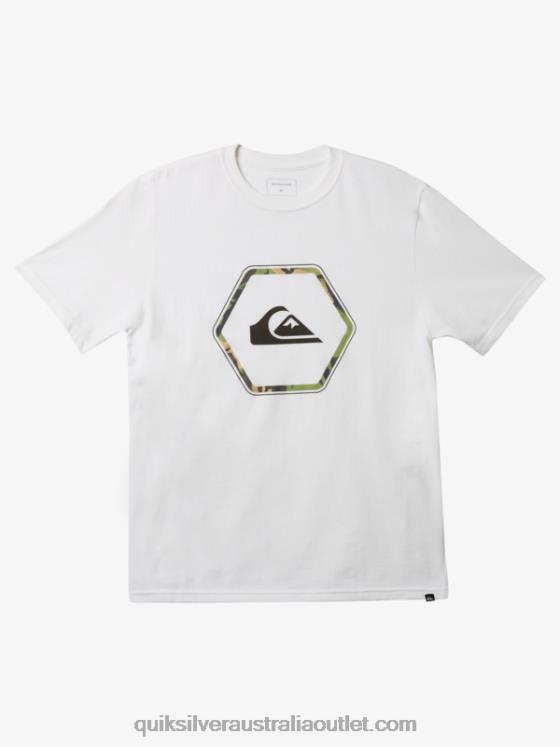 Quiksilver Men In Shapes T-shirt H2N4B1235 white