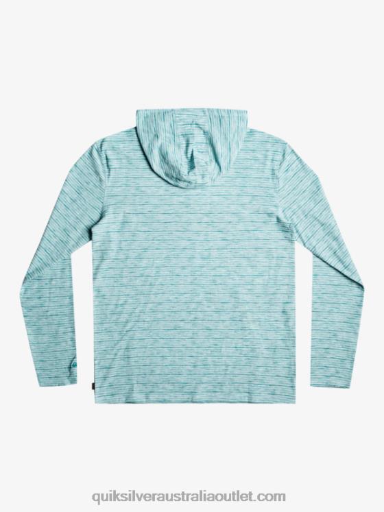 Quiksilver Men Kentin Long Sleeves Hooded T-Shirt H2N4B1354 celestial kentin