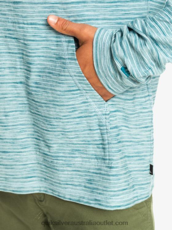 Quiksilver Men Kentin Long Sleeves Hooded T-Shirt H2N4B1354 celestial kentin