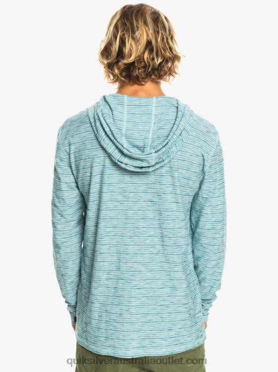 Quiksilver Men Kentin Long Sleeves Hooded T-Shirt H2N4B1354 celestial kentin