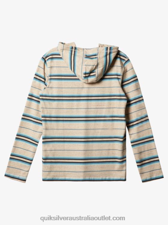 Quiksilver Men Last Chance Hooded Long Sleeve T-Shirt H2N4B1863 birch last chance