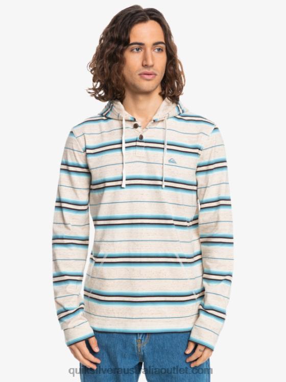 Quiksilver Men Last Chance Hooded Long Sleeve T-Shirt H2N4B1863 birch last chance