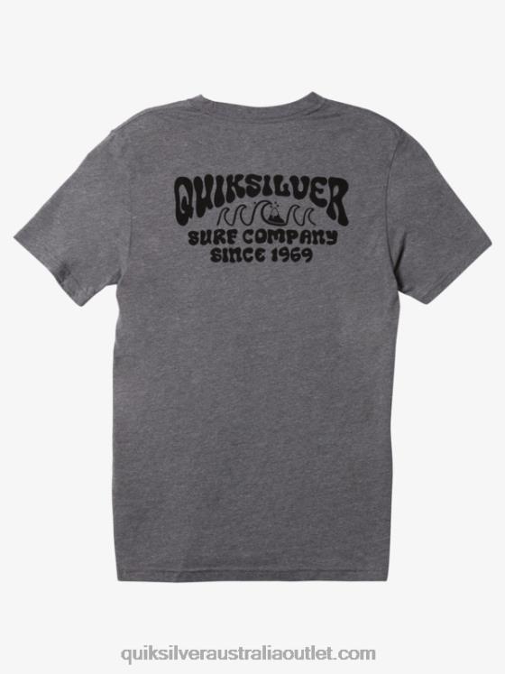 Quiksilver Men Lockup Mod T-Shirt H2N4B528 medium grey heather