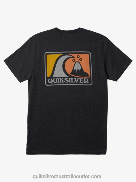 Quiksilver Men Mellow Bubble Mod T-Shirt H2N4B426 charcoal heather